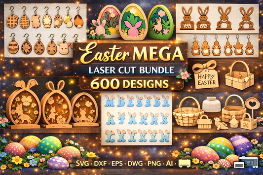 Easter Mega Bundle – 600 Laser Cut Files